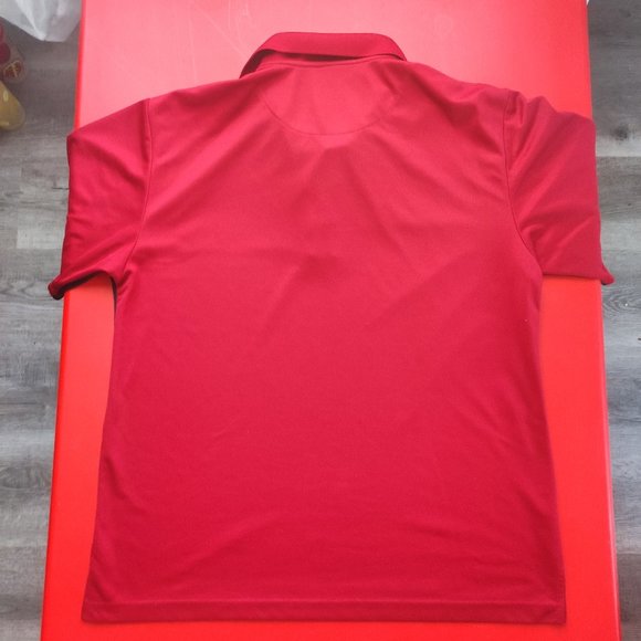 PGA Tour golf shirt red and black men's size L - Picture 3 of 5